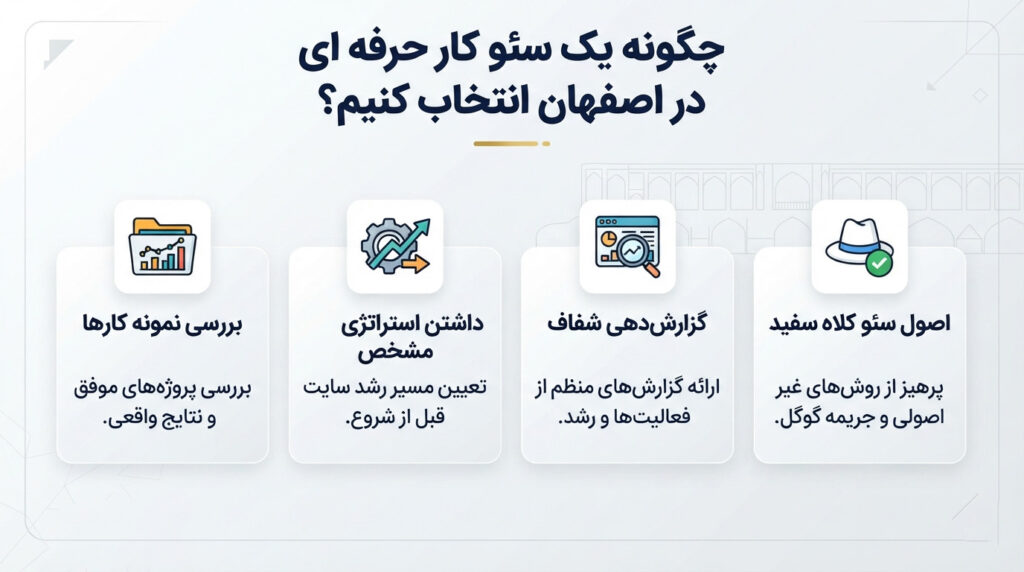 سئو کار حرفه ای در اصفهان
